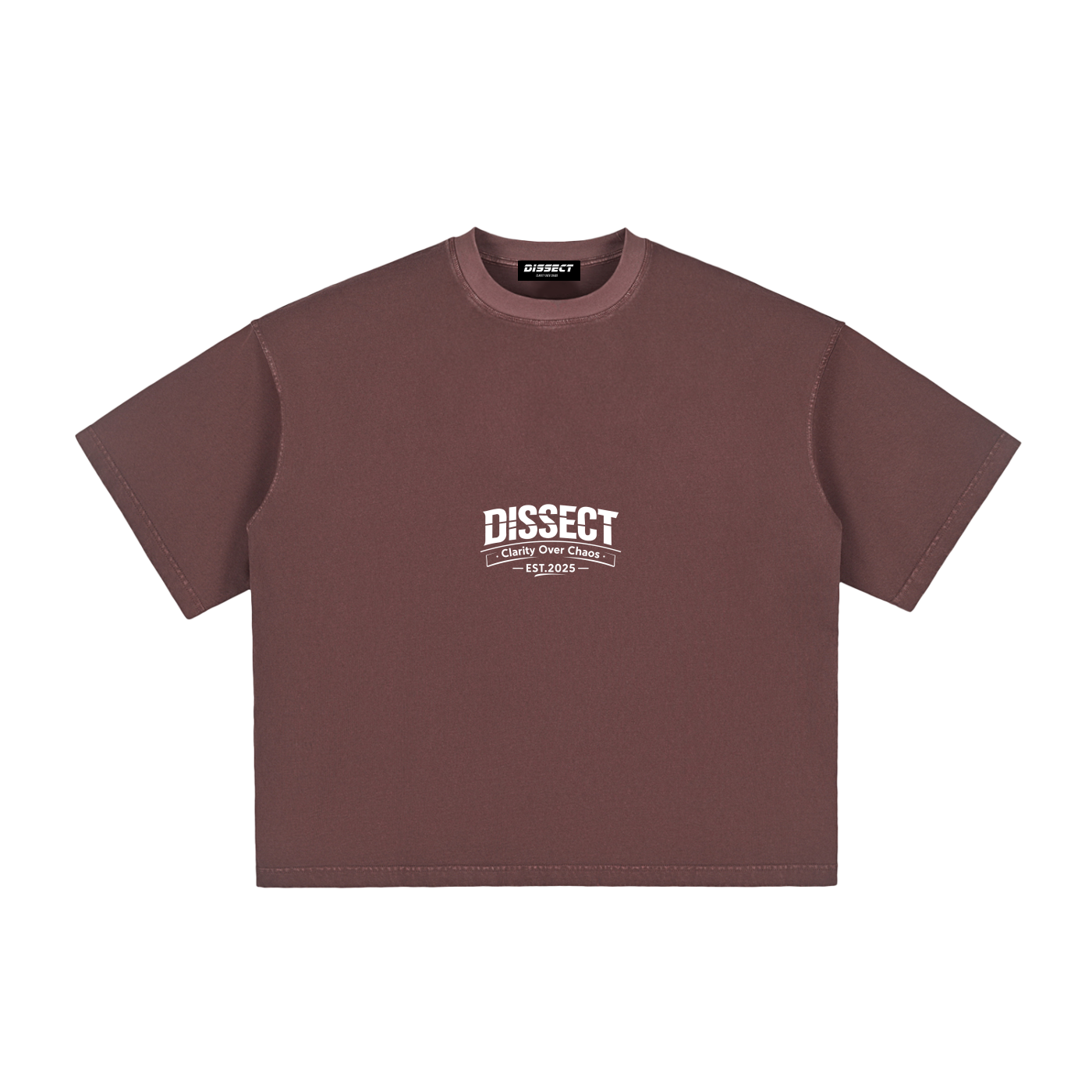 DISSECT VINTAGE WASHED BOXY T-SHIRT UME PURPLE