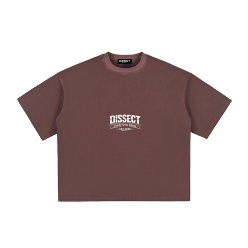 DISSECT VINTAGE WASHED BOXY T-SHIRT UME PURPLE