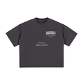 Dissect Vintage Washed Boxy Refined T-Shirt Black by Dissect Clothing featuring a structured boxy fit, vintage washed black fabric, refined finish, premium cotton construction, and clean minimalist design.