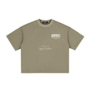 DISSECT VINTAGE WASHED BOXY REFINDED T-SHIRT GRAY GREEN