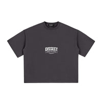 DISSECT VINTAGE WASHED BOXY T-SHIRT HAZE BLACK