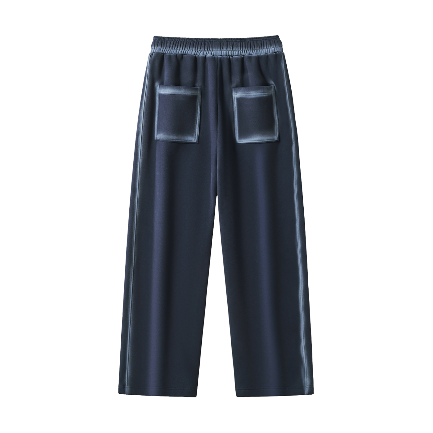 Dissect Clothing Sunfaded Edge Fleece Sweatpants Blue crafted from premium fleece with relaxed structured fit, sunfaded detailing, clean finish, and modern minimalist design.