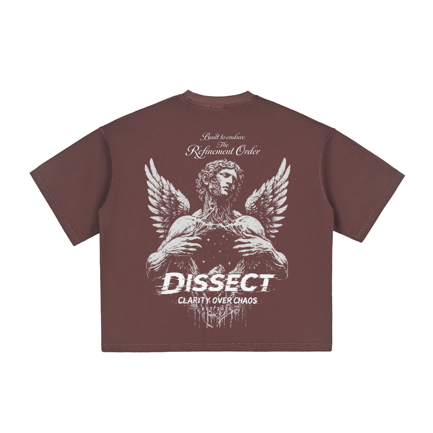 DISSECT VINTAGE WASHED BOXY T-SHIRT UME PURPLE