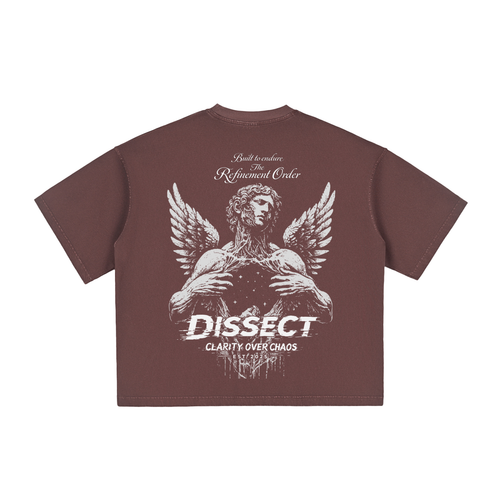 DISSECT VINTAGE WASHED BOXY T-SHIRT UME PURPLE