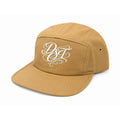 Dissect Clothing DSCT Script Canvas Cap Sand featuring premium canvas construction, embroidered script logo, structured fit, curved brim, and versatile neutral colourway.