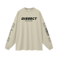 OVERSIZED LONG SLEEVE DISSECT T-SHIRT SAND